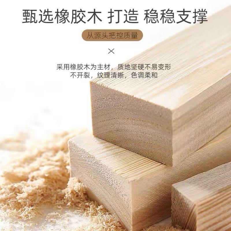 日式原木风阳台休闲区布JUZ桌椅几三小件套实木看书沙发茶组置合