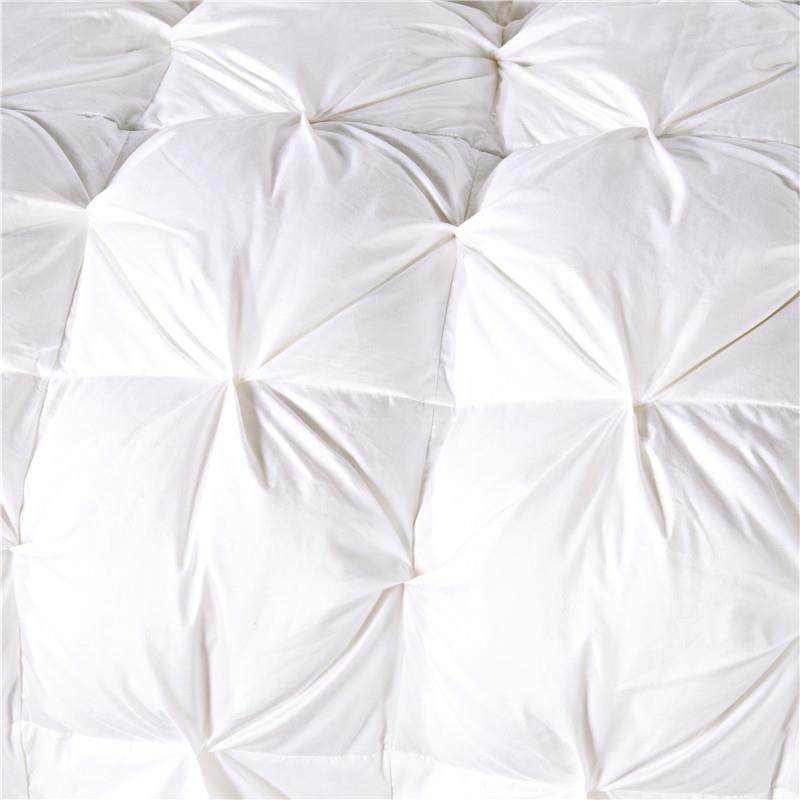 扭花面包羽绒9白鹅绒被5子被立体全FW9811棉加厚冬双人被芯静音不