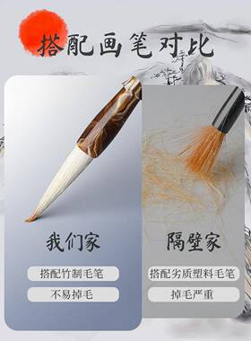 学牌中画ILI颜料套装6全套紫色工具箱初者24色3国色专业国画用品