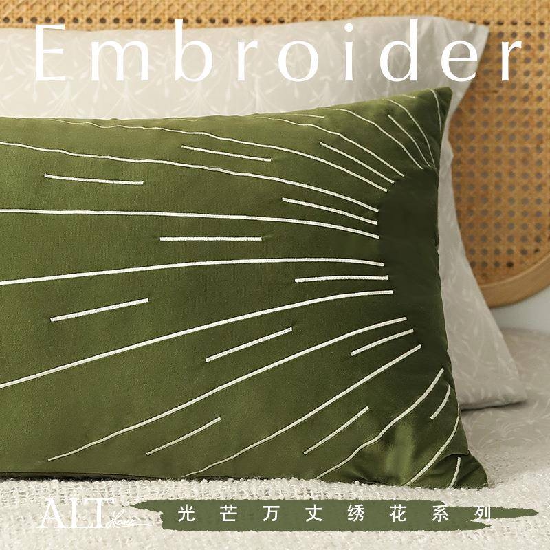 睡觉抱枕女生床上夹腿头侧睡专男用长条枕头垫生款床靠大DUM人可