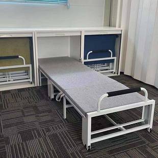 隐形办 午睡床学校入柜式 公室式 折叠床单WAX人午休床隐柜便携藏式