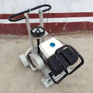 便携式汽油路面开槽机 13马力手推式马路切缝机 混凝土路面切割机