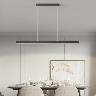 新款可152545调节极简餐厅办公线条现简约上下发光代一字台吧ELD