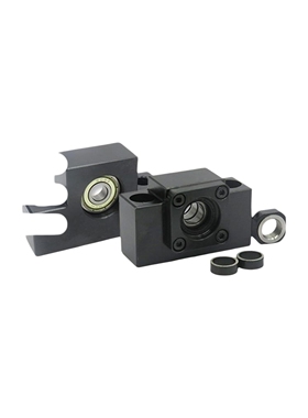 丝杆支撑座固定座LEB61/LEB71-10 12 15 20 25 30 发黑深沟球轴承