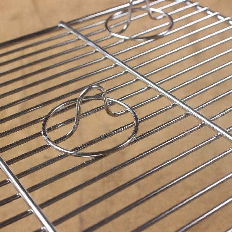 不锈钢中号蒸架烘焙家用凉网面包烤箱晾网凉架茶池格冷却架烧烤网