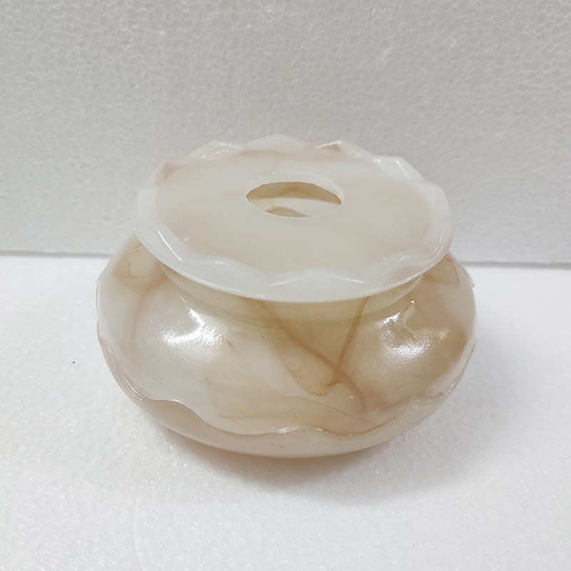 灯具配件绯色玉石金包玉灯罩锌合金客厅吊灯餐厅壁灯旧换新外壳罩