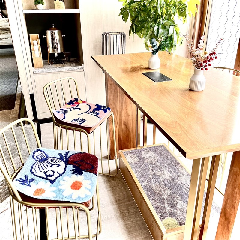 新款姆明亚美椅子垫茶几垫汽车坐垫沙发坐垫儿童垫