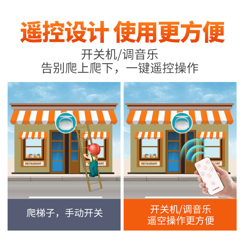 分体式欢迎光临感应器店铺进门感应门铃迎宾器语音提示报警器商用