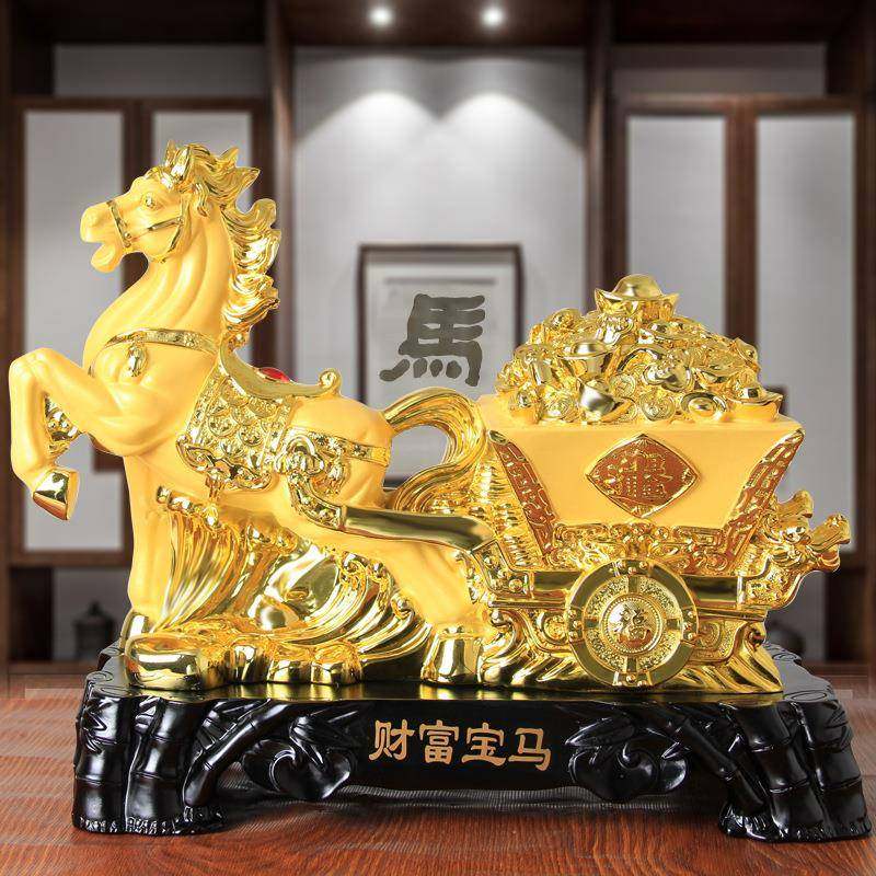 新款马摆件财富马中式家居装饰办公商务送礼树脂工艺品厂家,3C数码配件,其它配件,淘宝优惠券,粉丝福利购,淘宝优惠卷