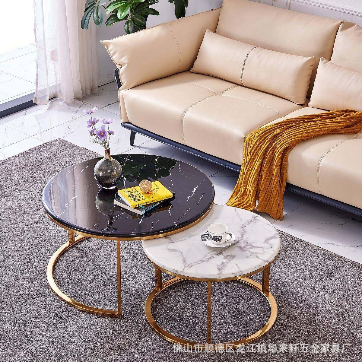 轻奢岩板现代简约高端大小圆形组合茶几电视柜意式客厅家用设计师,3C数码配件,其它配件,淘宝优惠券,粉丝福利购,淘宝优惠卷