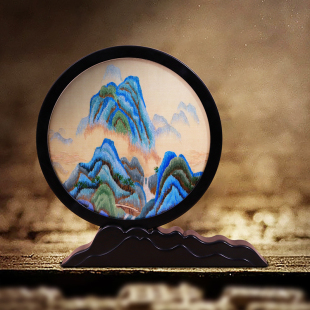 中国风特色礼物送老外男开封汴绣摆件河南旅游纪念品刺绣桌面台屏