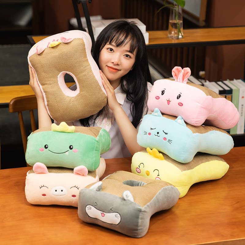 卡通午睡枕趴枕学生白领午休靠枕趴着睡觉抱枕夏季办公室午睡枕头