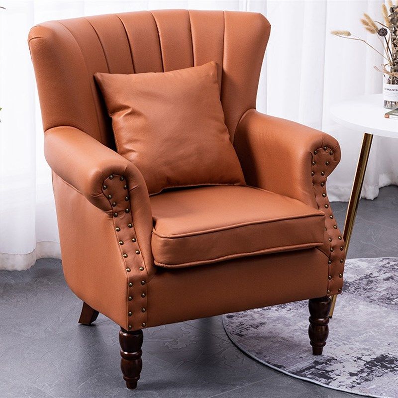 美式单人沙发布艺椅子简约北欧小户型客厅卧室阳台科技布皮布沙发,住宅家具,布艺沙发,淘宝优惠券,粉丝福利购,淘宝优惠卷