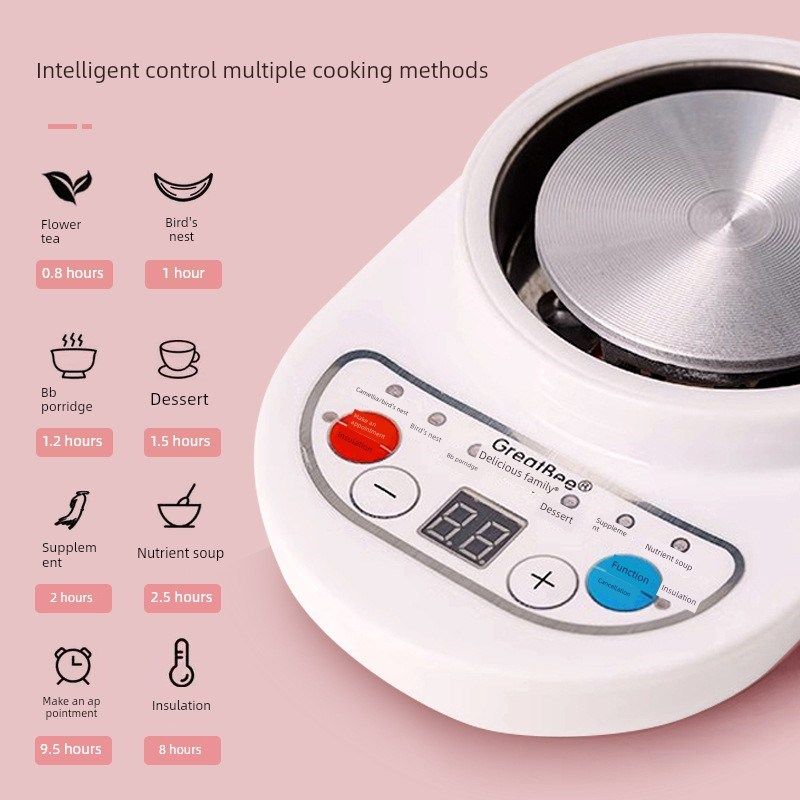 迷你多功能保健杯玻璃全自动煮粥陶瓷电热杯