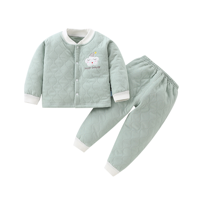 0新生2男婴儿3女宝宝内衣套装5纯棉6保暖秋衣服8春秋裤1岁12个月9