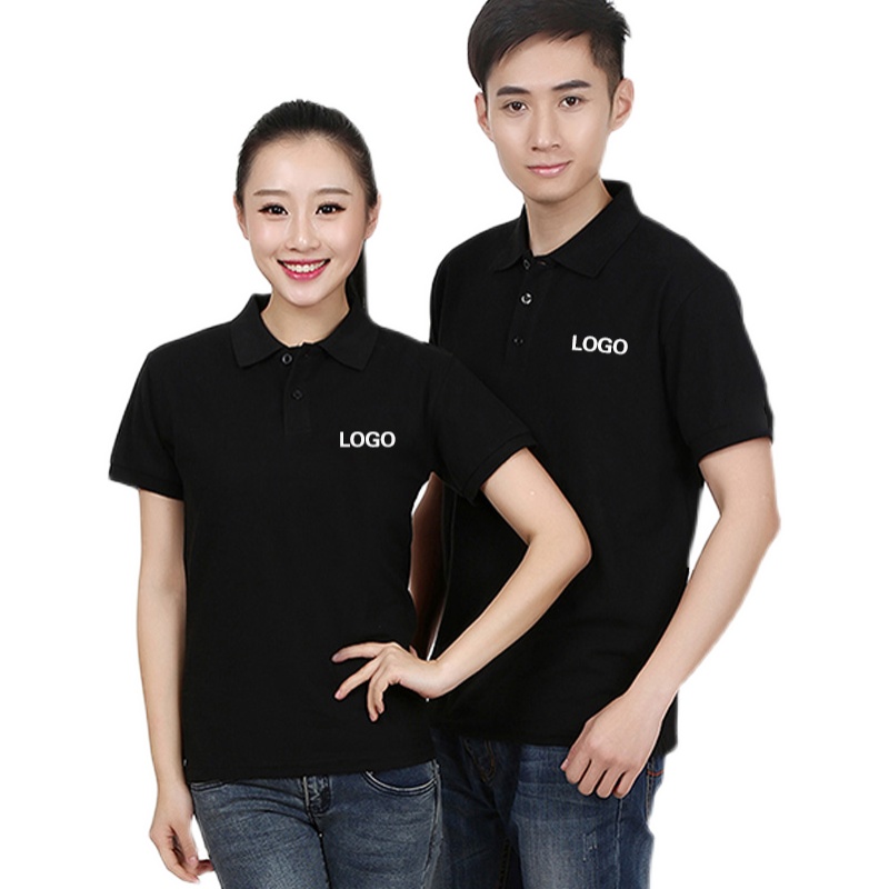高端polo衫定制t恤公司男女工作服印logo纯棉短袖工装翻领订制
