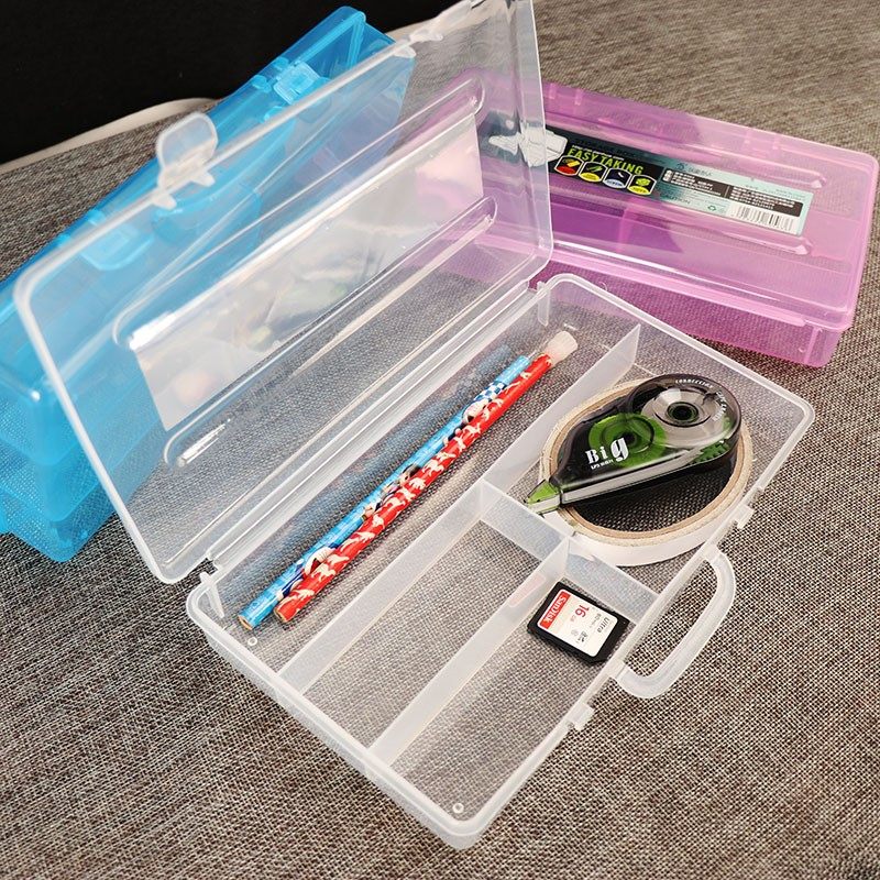 23厘米长手提透明文具尺子橡皮铅笔美术用品收纳盒办公用品收纳盒,文具电教/文化用品/商务用品,文具盒,淘宝优惠券,粉丝福利购,淘宝优惠卷