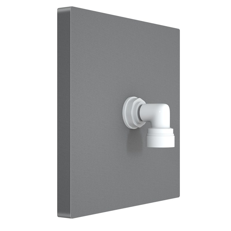 墙面净水器穿管面板茶吧饮水机管线机2分pe管盖板转换接头插板