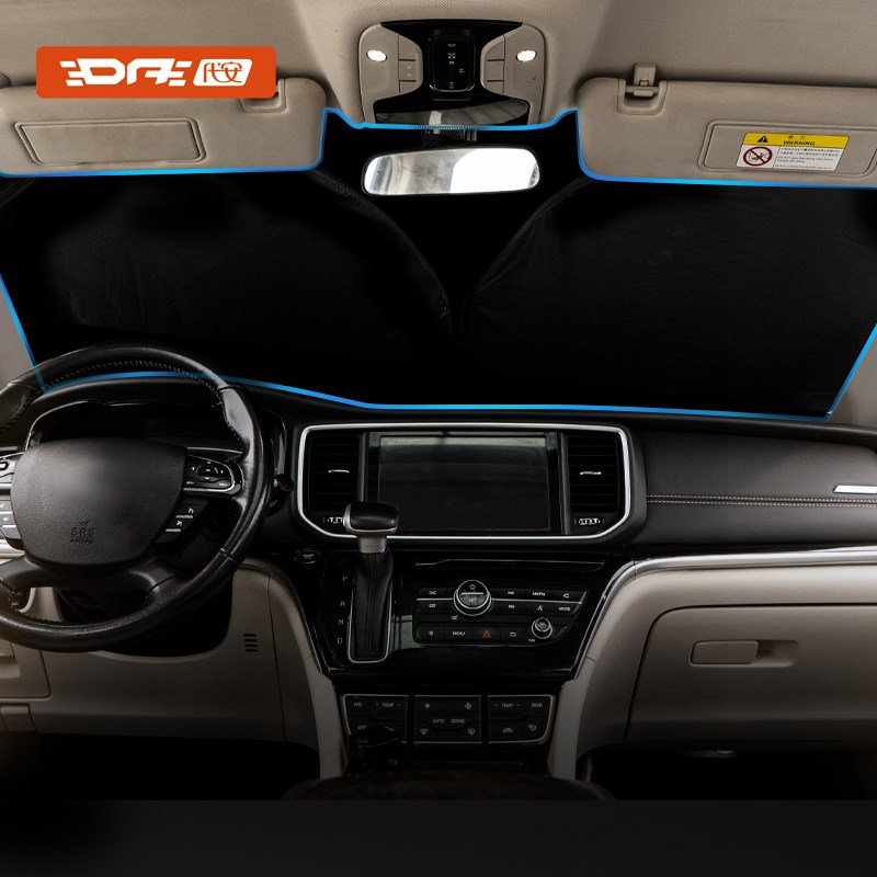 别克gl8遮阳帘 652t胖头鱼世纪陆尊窗帘车窗专用前挡防晒隔热伞板