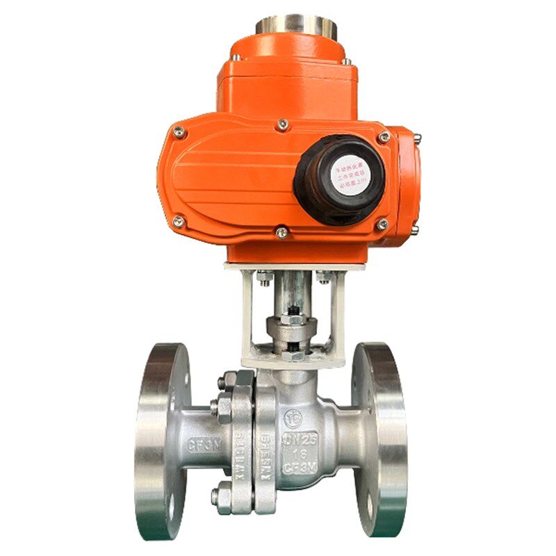 304不锈钢防爆电动法兰球阀Q41F-16P等级CT4DN253240506580100150