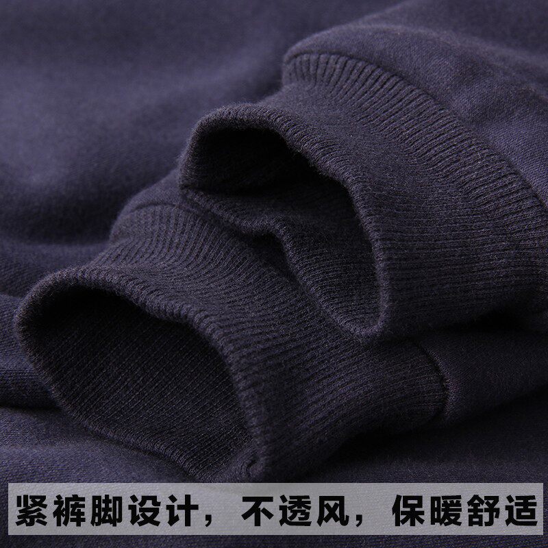 胖男童加绒打底裤中大童保暖裤加肥加大码胖小孩秋裤宽松冬款加厚