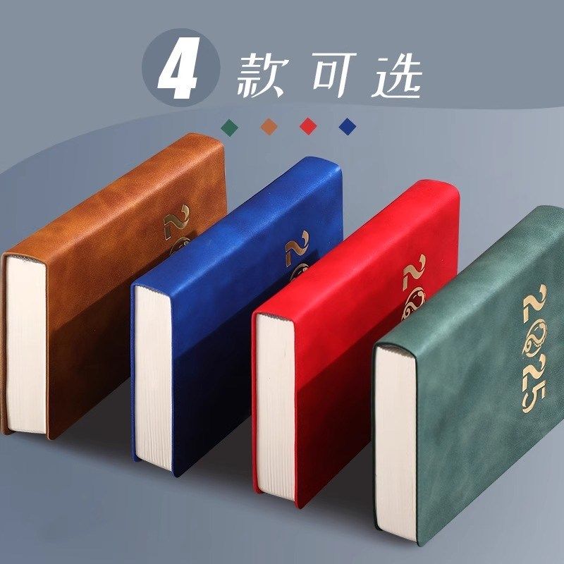 2025年日程本计划表新款蛇年笔记本子工作日志记事日记本日历365