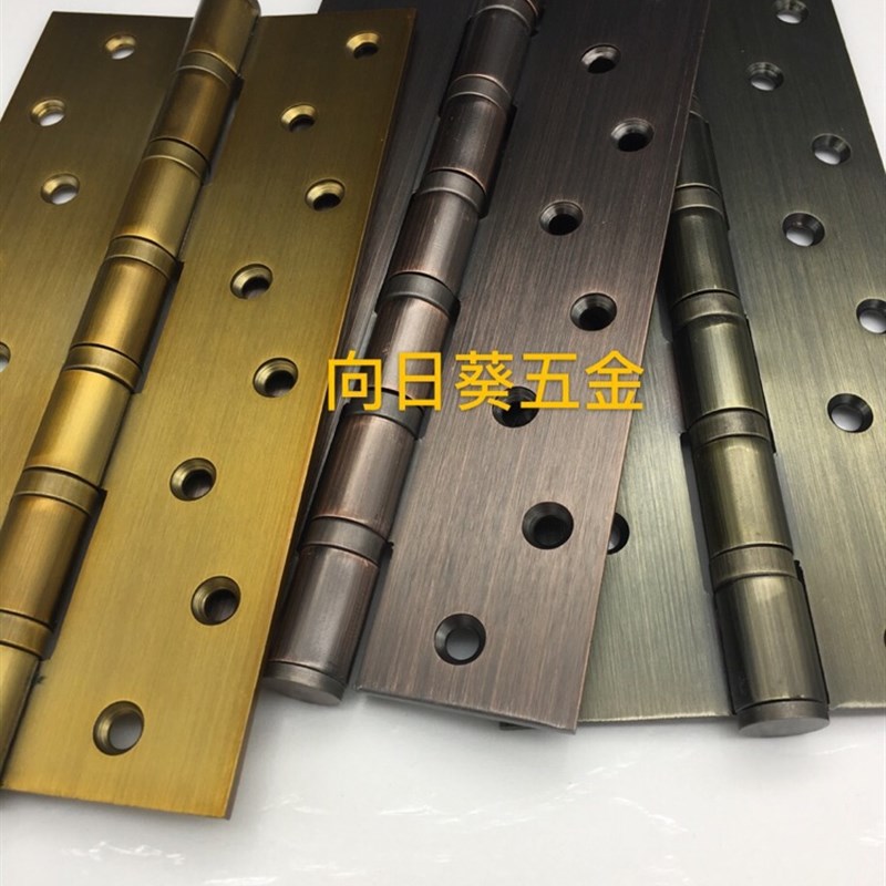 不锈钢8寸青古铜红古铜黄古铜平开合页加厚酒店宾馆大门平开活叶