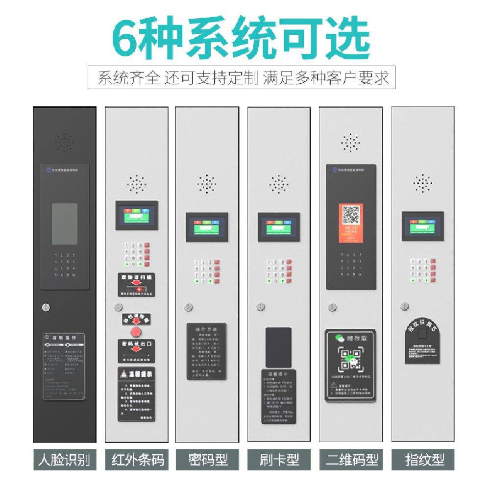 健身智更衣柜浴室换能衣柜寄存柜房储柜刷卡人脸识别扫码物ssw-55