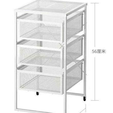 MH0528玩具杂物纳收篮-铁篮子置物架MH-0528推网车