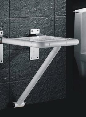 室可折座椅淋浴浴凳沐浴墙凳人卫生叠间坐凳洗澡椅活黄色折叠动椅