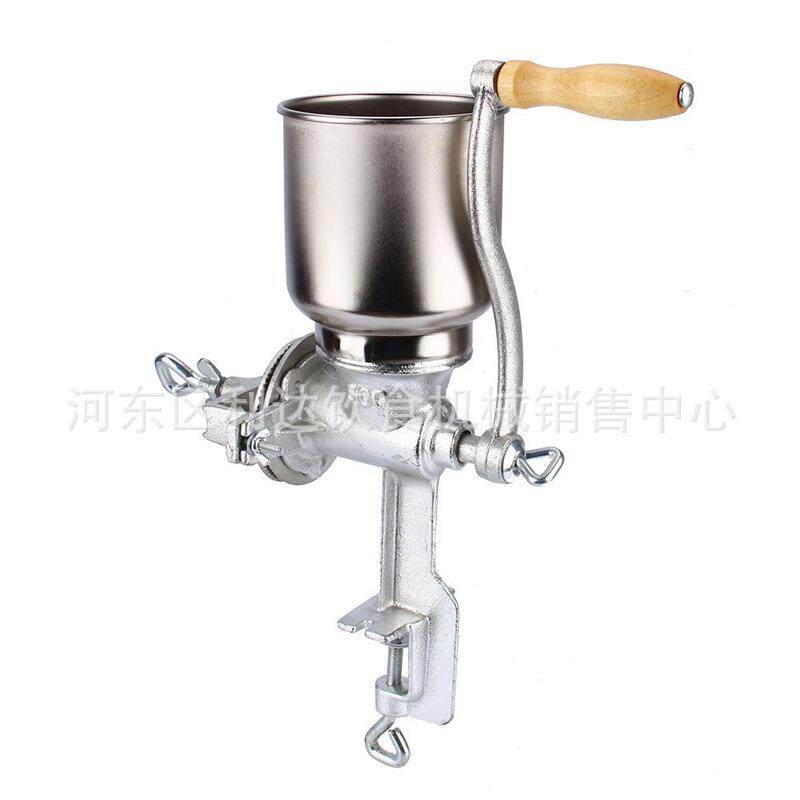 自酿啤酒可调手摇料大麦芽碾机麦大芽粉磨01碎机啤酒原辅料