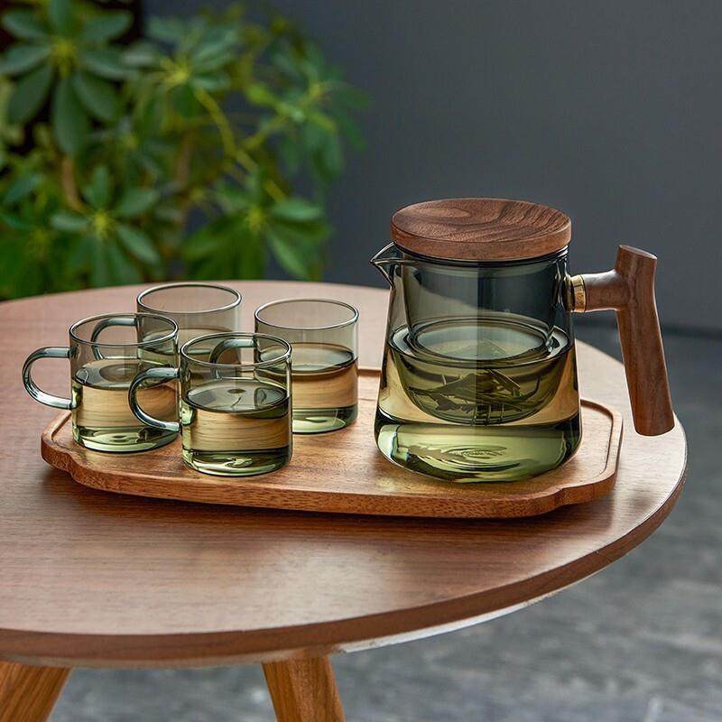 玻璃煮茶用壶家烧水壶大量Kb2mcCQB办公室把茶壶小型电热茶炉茶具