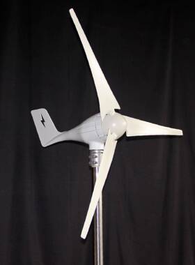 S4型300电W12300W12VV24V新能源小型风力发控机风光互/补发电室外