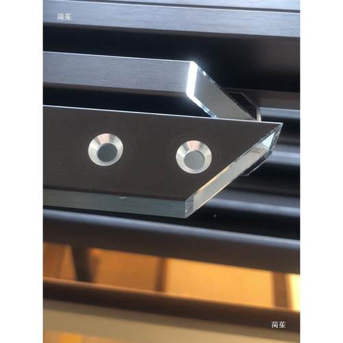 冲20极简框玻璃衣柜门橱模柜铝框拉气动冲孔器打KCP手孔冲孔铰链