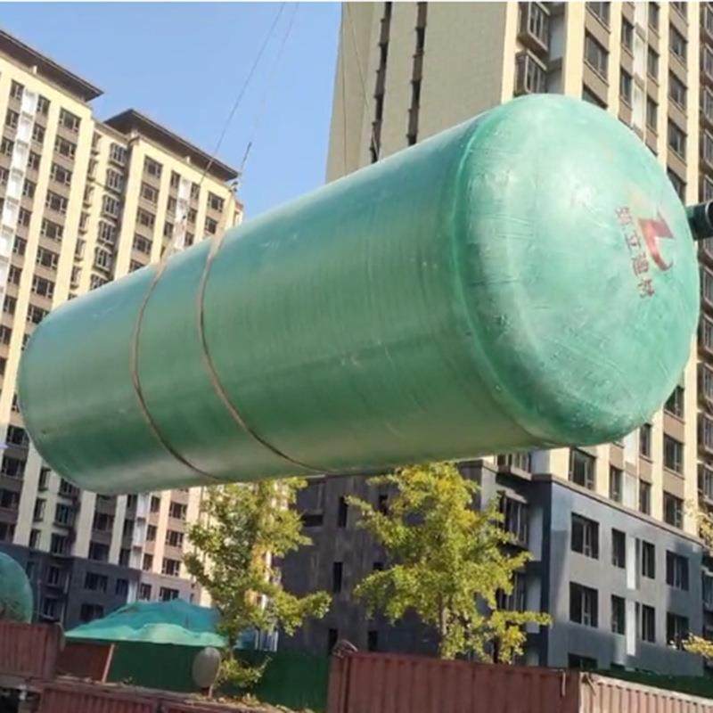 玻璃钢水池缠绕一体式水蓄处污818理玻污璃钢蓄水设备水处理隔油