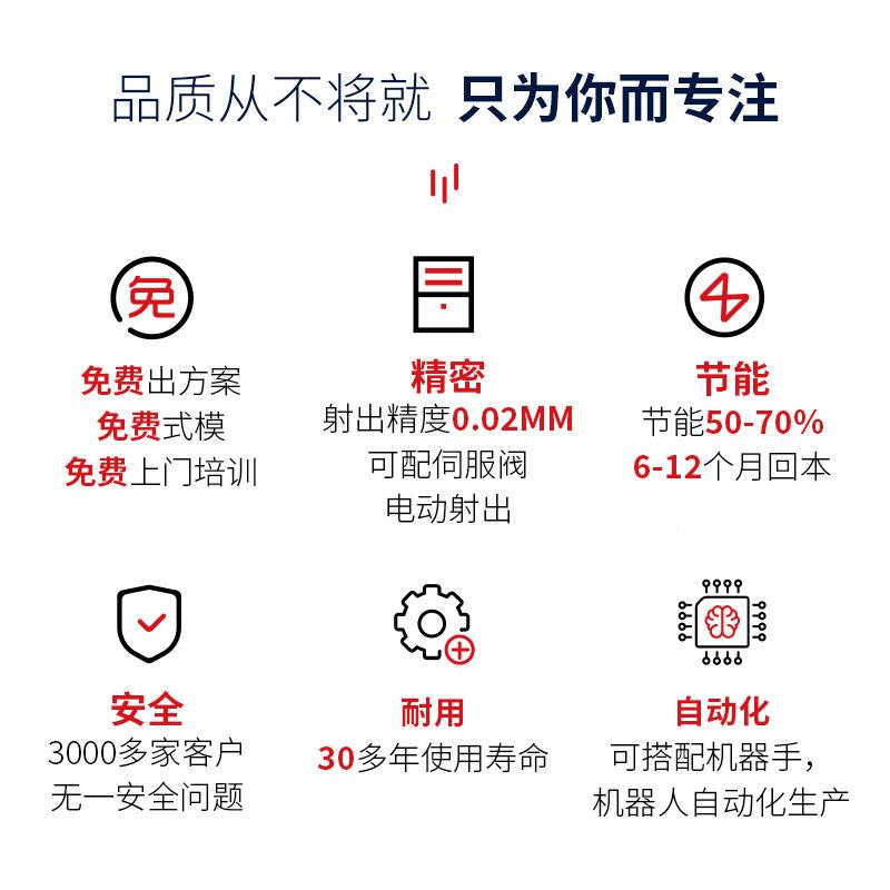 铭辉线立式注塑MH-5T机航塑空插头网线连接器AC胶包全自动注成型