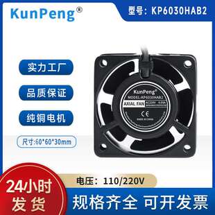 6030散热风扇6028微型交流自动化控制系统220V轴流工业专用