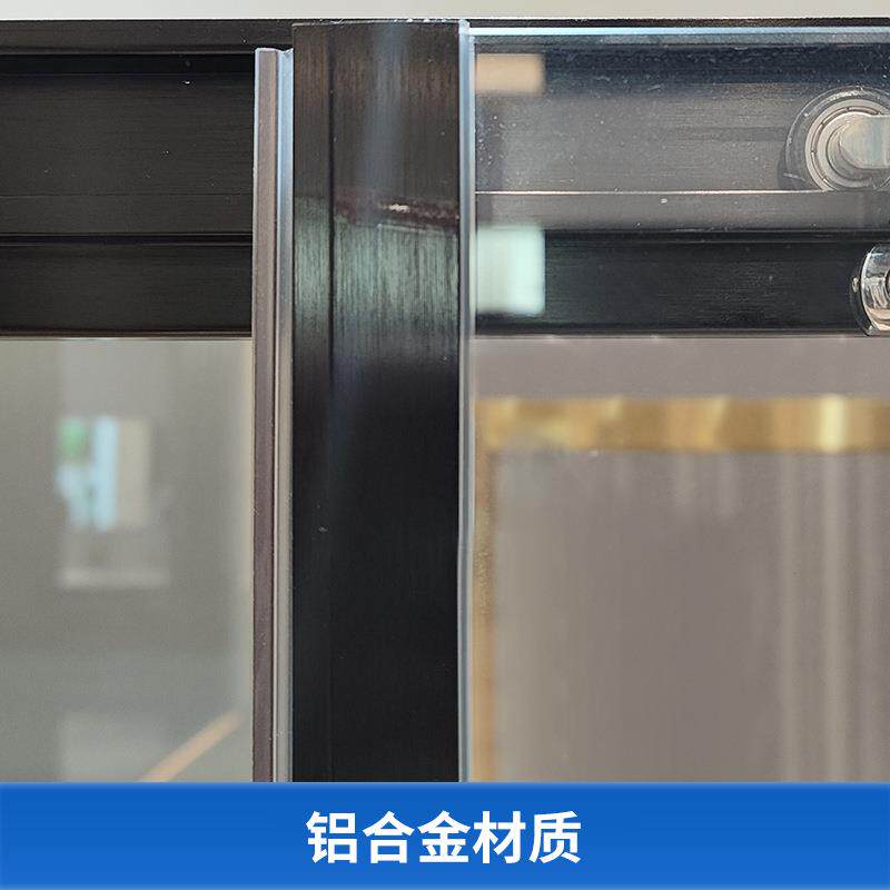 生一字型淋浴房一固一铝合金断家用酒店卫间玻璃浴一字型5隔淋房