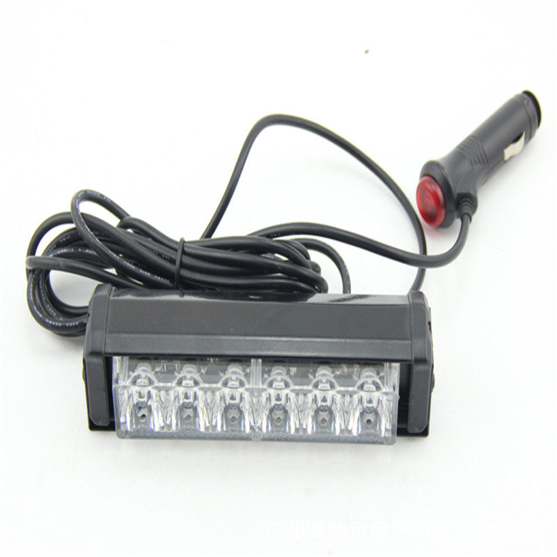2020汽车LED长条爆闪灯中网开道吸顶安防频闪警示灯饰12V24V