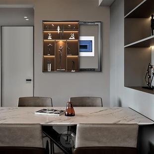 电表箱装饰画竖版代简约弱电箱开遮挡壁网画线盒关盒多媒42848766