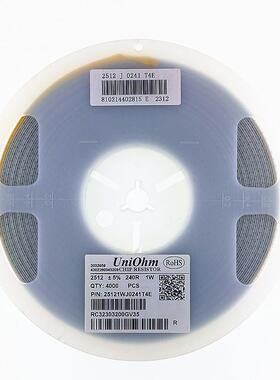 贴2512片电阻精度5%全系列阻值0R~1M1R00R11K3K34K7无品牌/10K1M