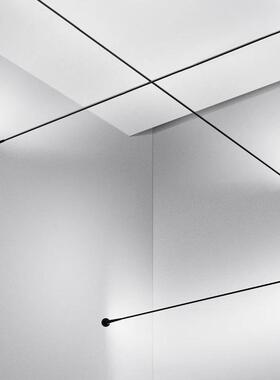 际线led钢带灯卧室天过网红灯创意线道性灯客厅设FNY计师防眩光灯