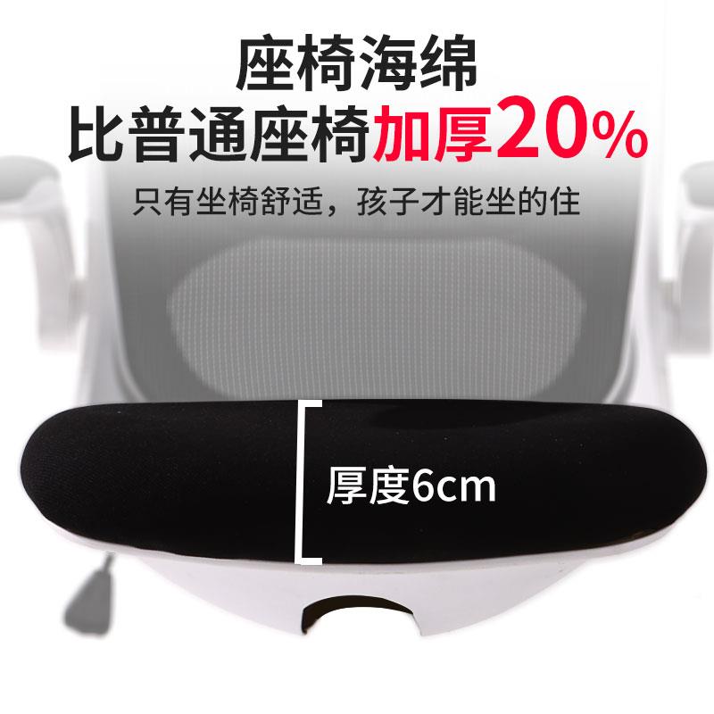 电脑椅家zhang601坐用办公椅降椅子人体工学椅学生久学书桌升椅习