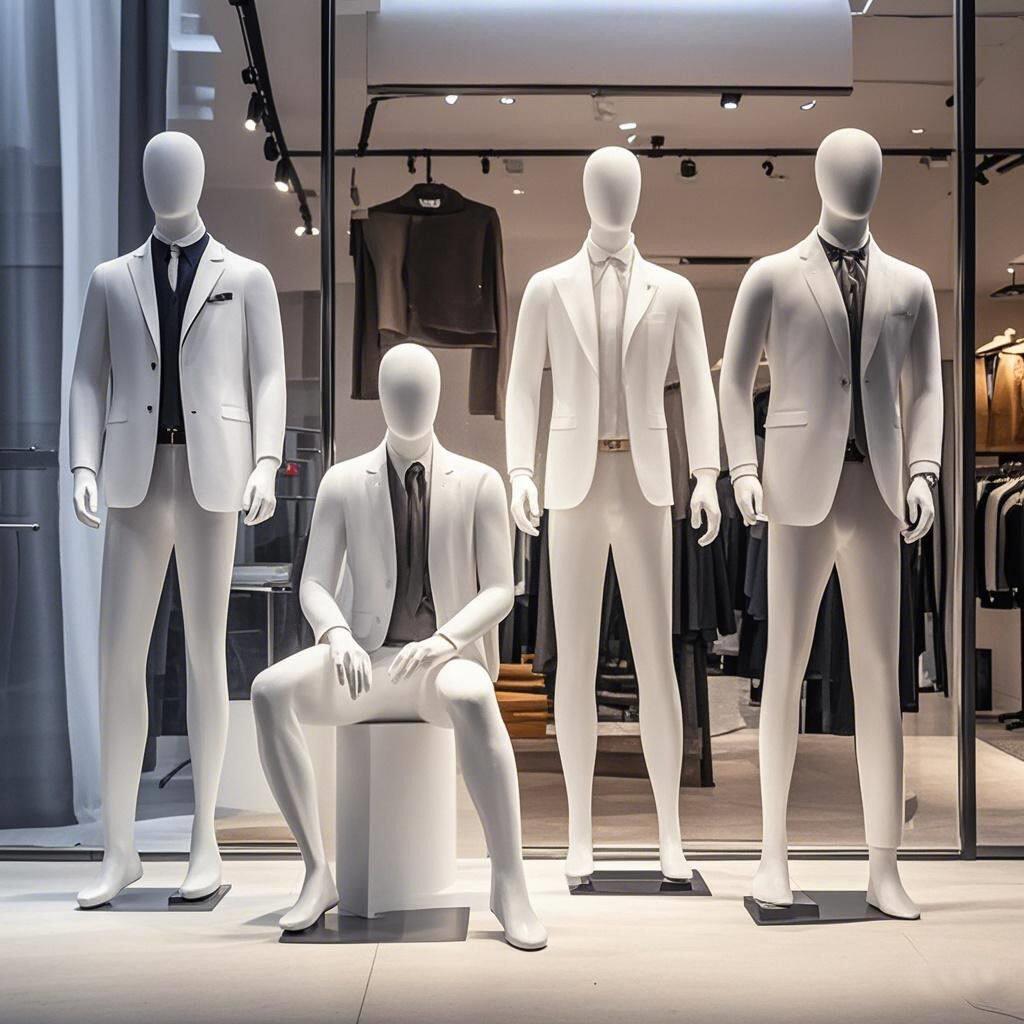 高档男模特道具全身人台服装店橱窗展示架假人男装店模特架