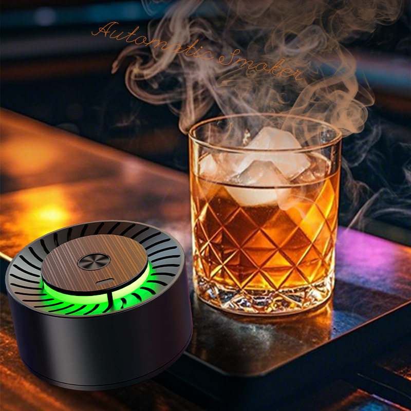 电动便携鸡尾酒烟熏机调酒套装