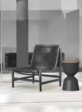 户HUW院外沙发藤编花园庭中式休闲藤椅茶几阳台件三新套酒店室外