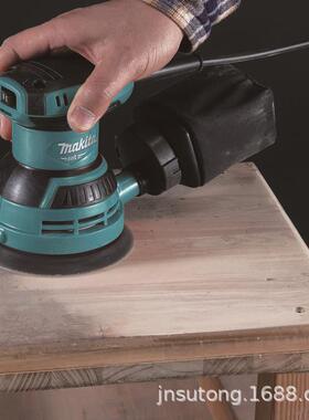 牧田盘轨道式圆砂光机M9204B砂纸机BO0打415JLU砂纸磨