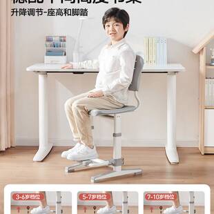 育才儿童学习椅子小学生写作业可升降调节写字椅家用坐姿靠背座椅