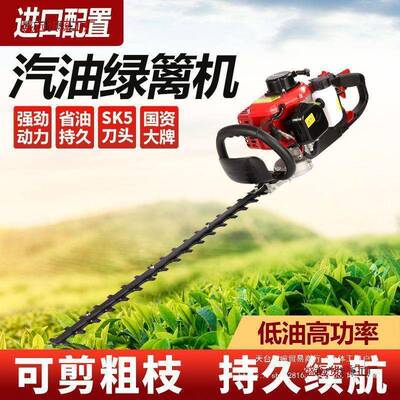 园林进口修机汽背式油修剪机华盛负剪茶树修剪机WBW绿篱机四冲垒