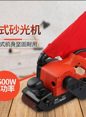 工业级砂QLN带机提式型砂光机小木工平面手打磨机式台家用砂纸抛